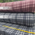 POINTELLE PLAID PRINTS