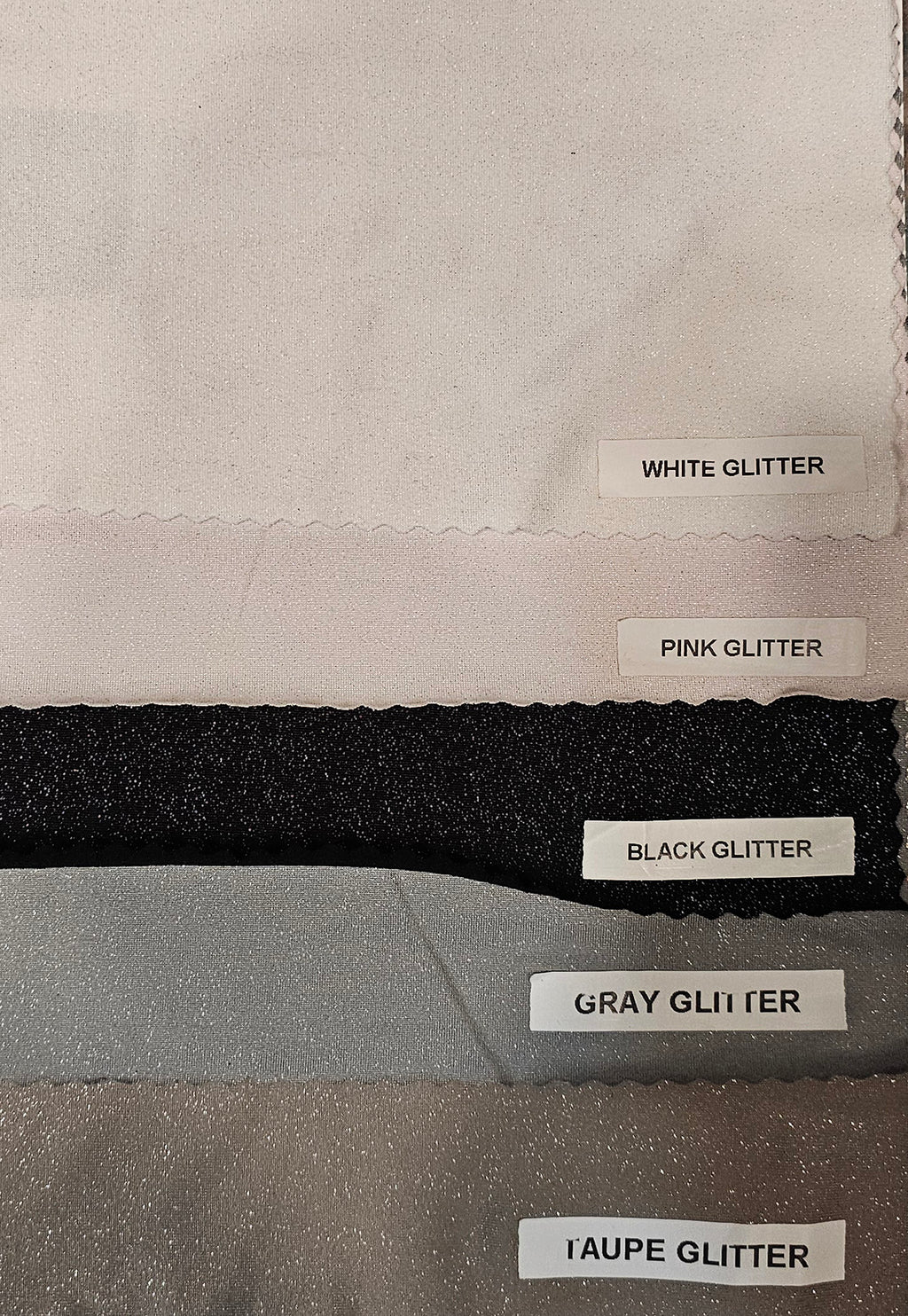 GLITTER BRUSHED DTY FABRIC