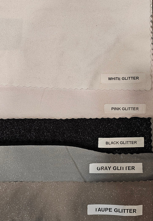 GLITTER BRUSHED DTY FABRIC