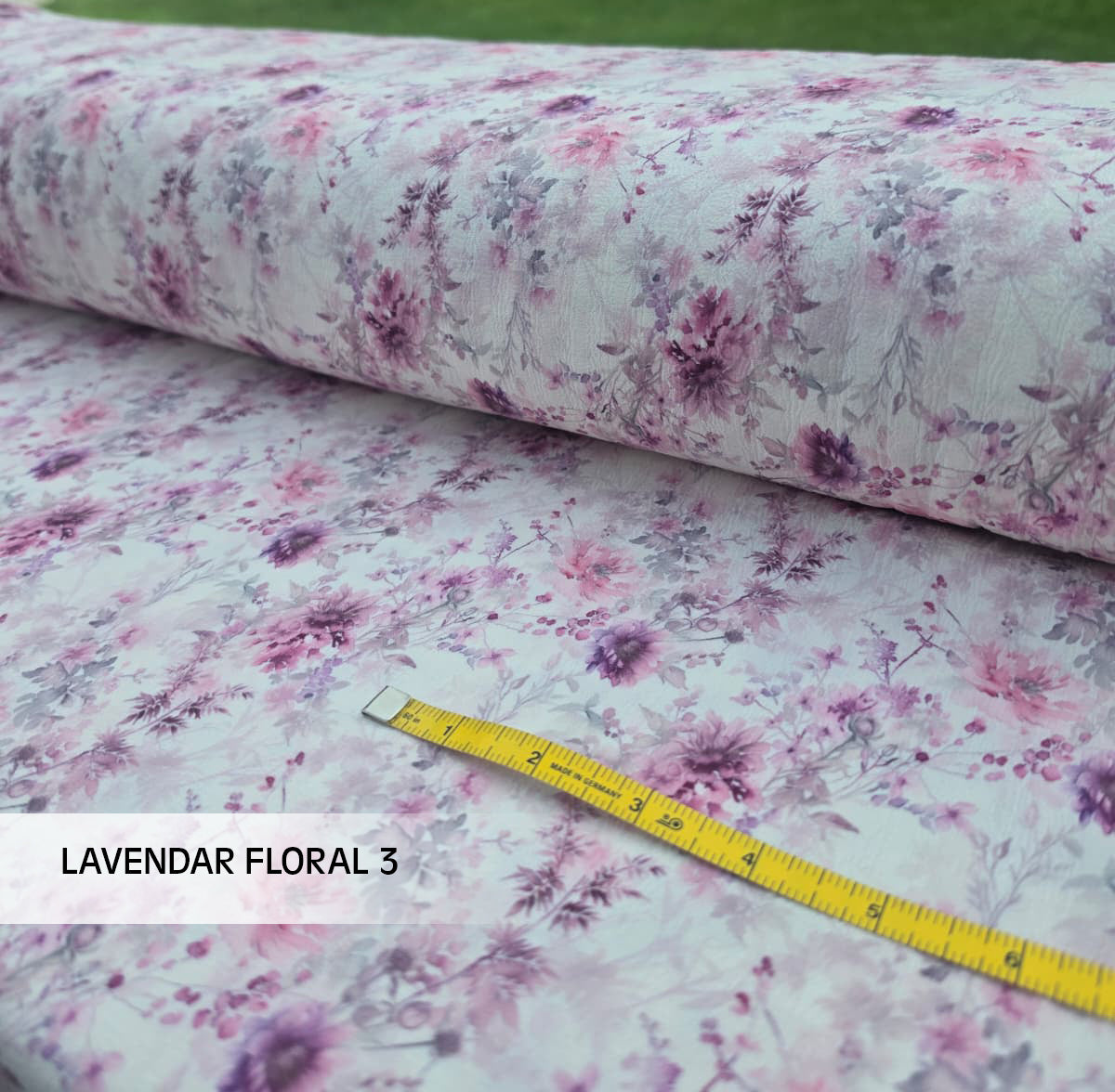 SEERSUCKER KNIT LAVENDAR FLORAL PRINT
