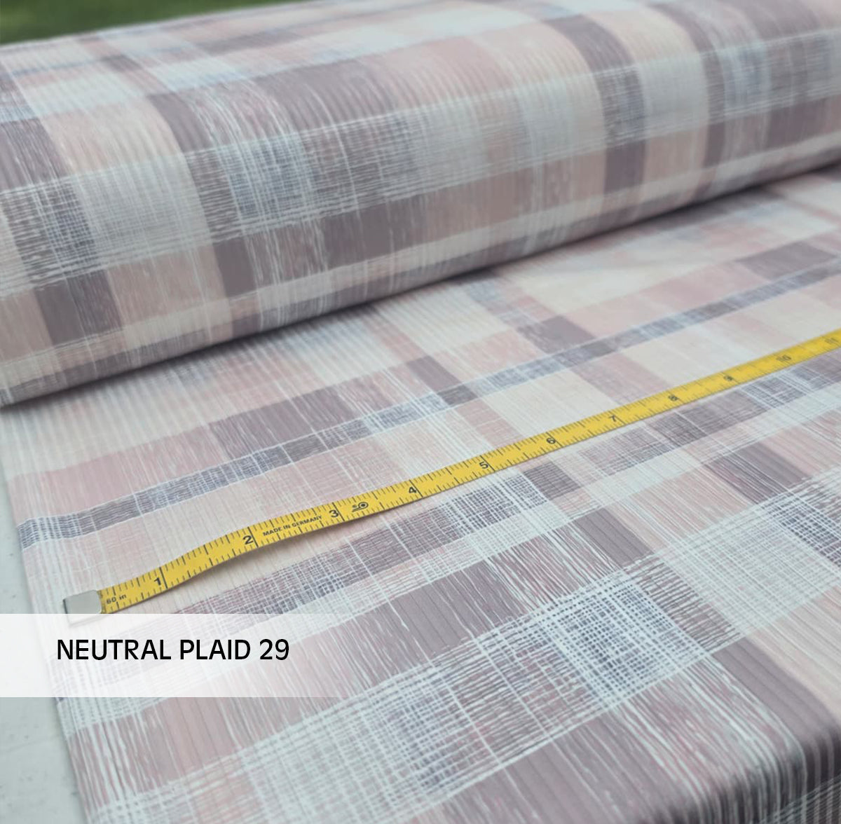 WILLOW RIB NEUTRAL PLAID