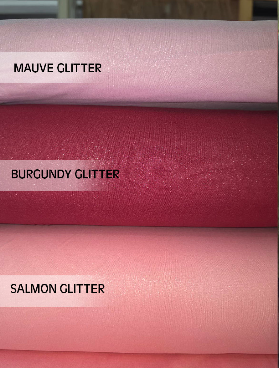 NEW COLORS IN GLITTER DTY