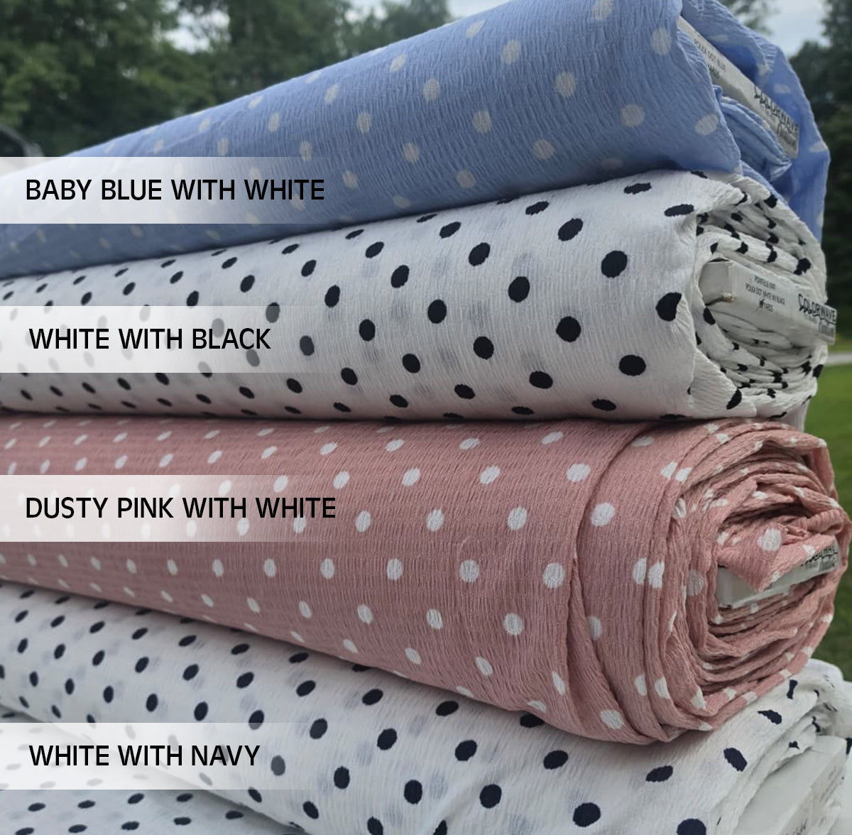 POINTELLE POLKA DOT PRINTS
