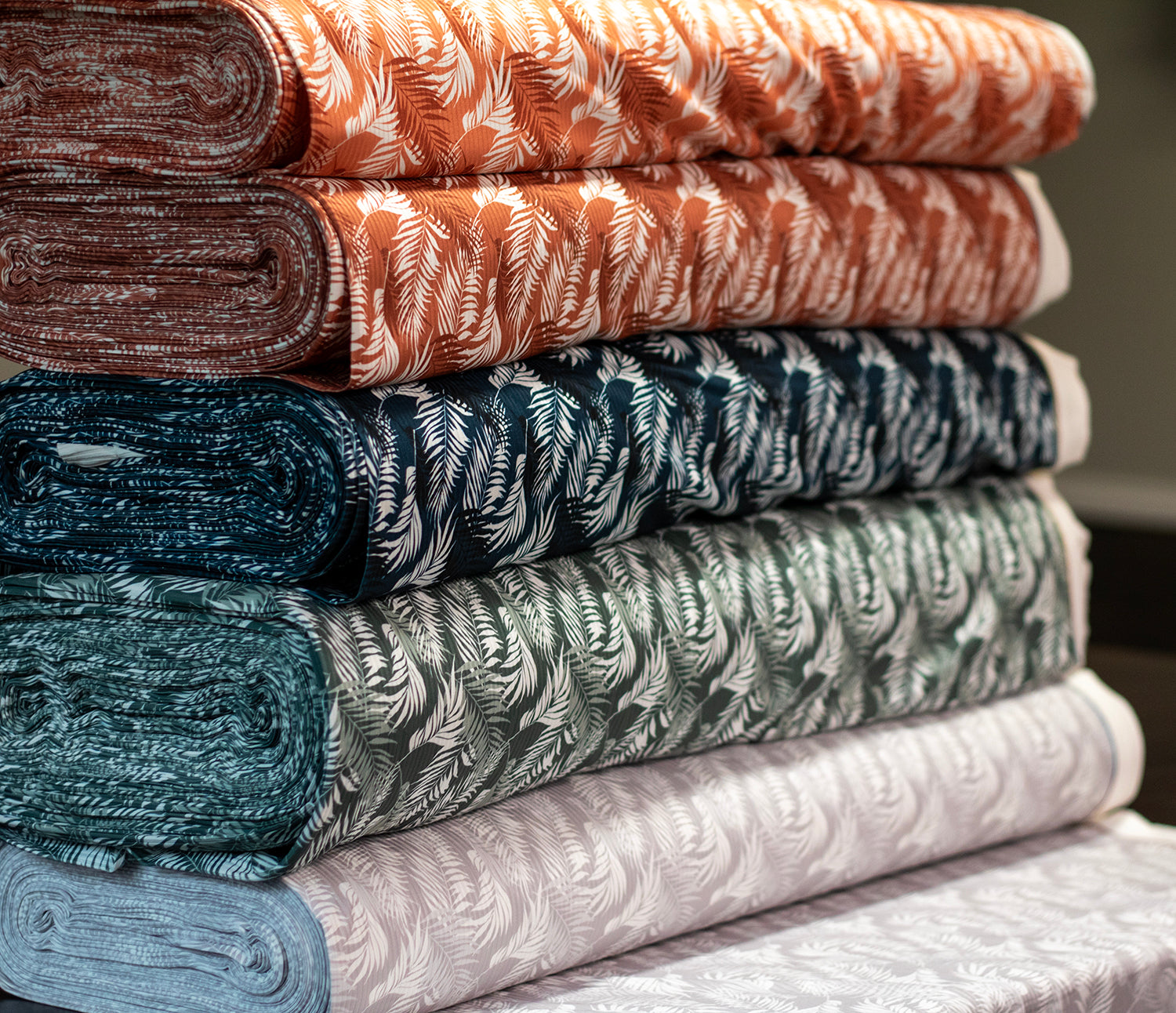 WILLOW RIB - SHADED PALMS PRINTS